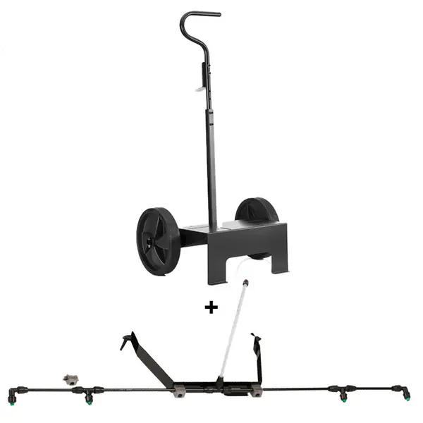 Volpi Elite 16 24 Pro 16 weeding bar and trolley