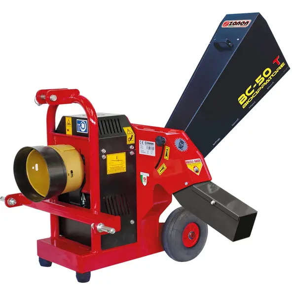 Zanon BC 50-T 1003708 - PTO Driven Wood Chipper for 20-50 HP Tractors with 6 cm Cutting Diameter