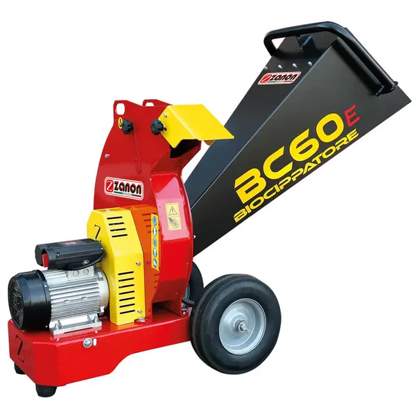 Zanon BC 60-E 1002858 1002859 - Professional Electric Wood Chipper Up to 4 HP