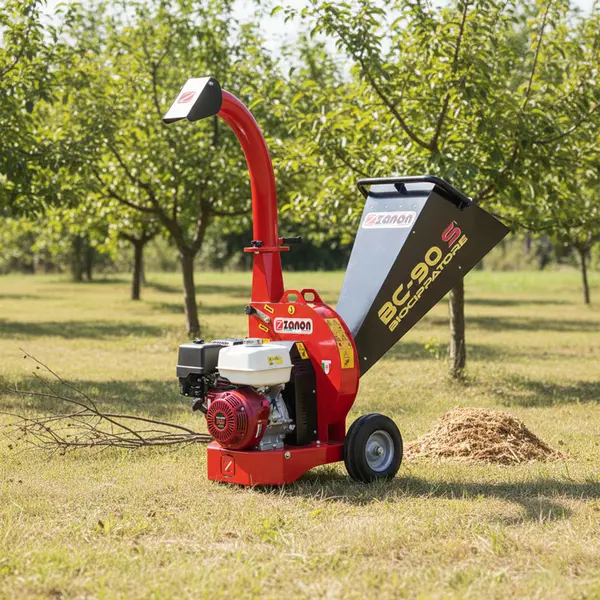 Zanon BC 90-S 1002900 - Wood chipper with 13 HP Honda engine and 9 cm cutting diameter