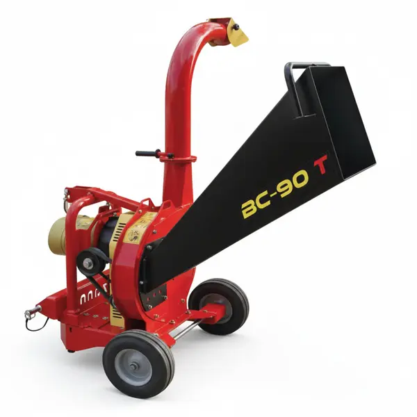 Zanon BC 90-T 1002899 - PTO Driven Wood Chipper for 20-50 HP Tractors with 10 cm Cutting Diameter