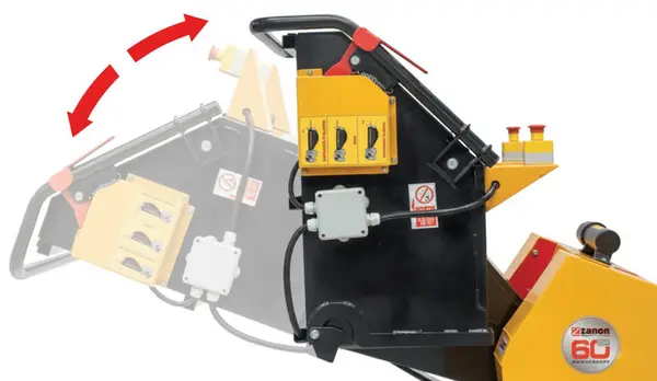 Zanon BIO 130-C 1003993 - Wheeled Shredder with Honda Engine and 13 cm Cutting Diameter