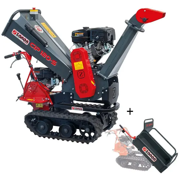 Zanon CIP 120-S Cingo - Loncin 14 HP Tracked Wood Chipper