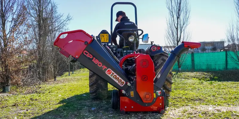 Zanon CIP 120-T - Professional Tractor-Mounted Wood Chipper
