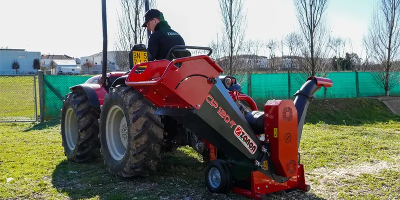Zanon CIP 120-T - Robust Tractor-Mounted Wood Chipper