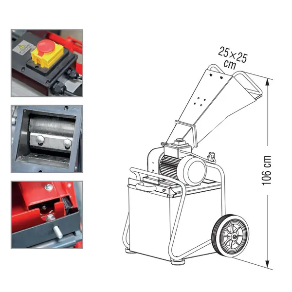 Zanon CIP 35-E - Hobby Wood Chipper